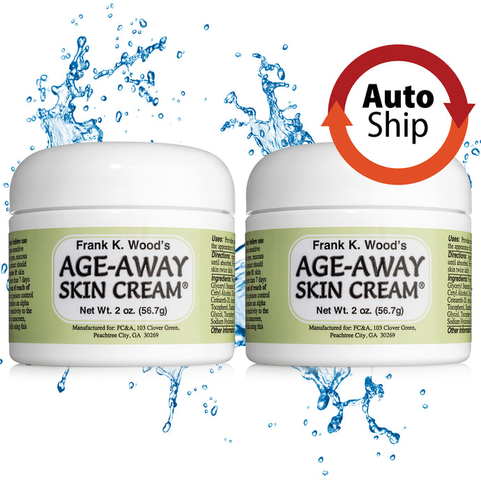 Autoship Subscription —  Frank K. Wood’s Age-Away Skin Cream<sup>®</sup> - 2 Jar Pack